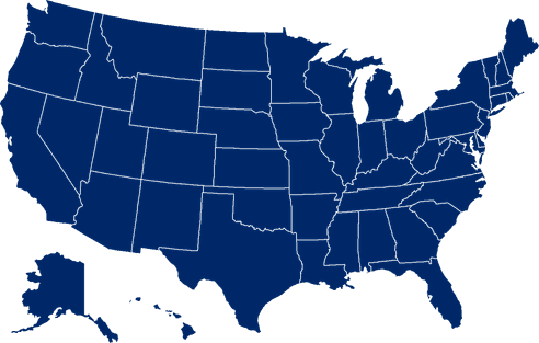 Nationwide representation map
